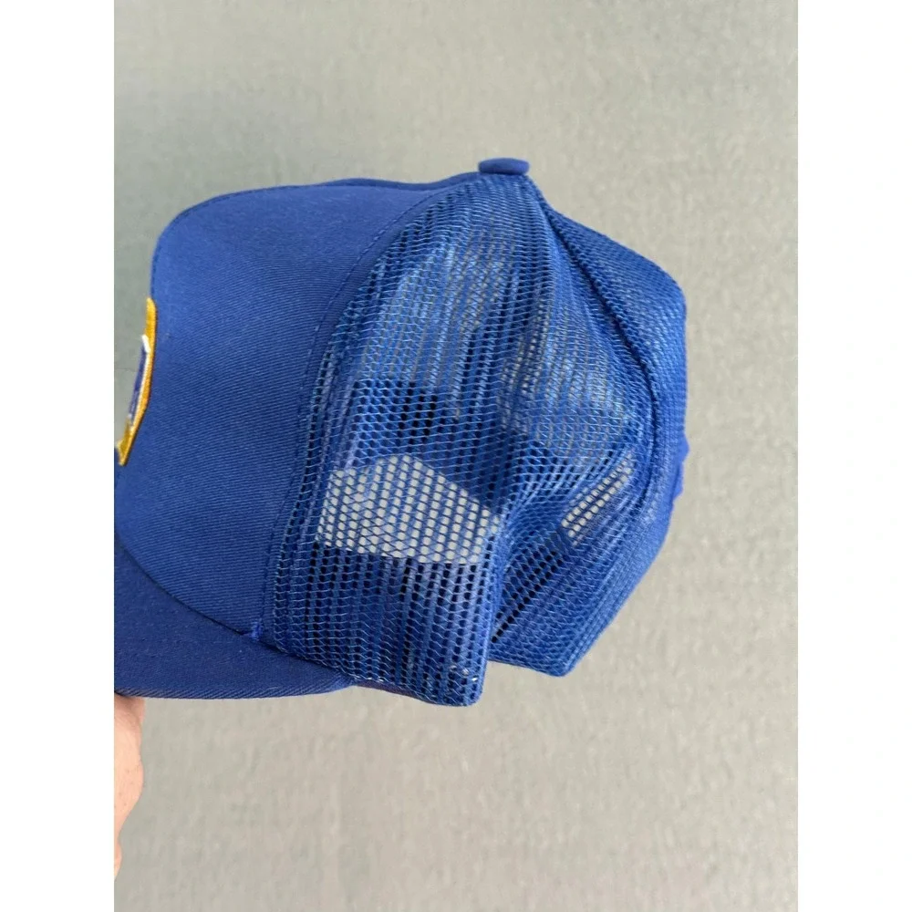 NAPA Hat Cap Snap Back Mens One Size Blue‎ Mesh Trucker Auto Parts Foam Front